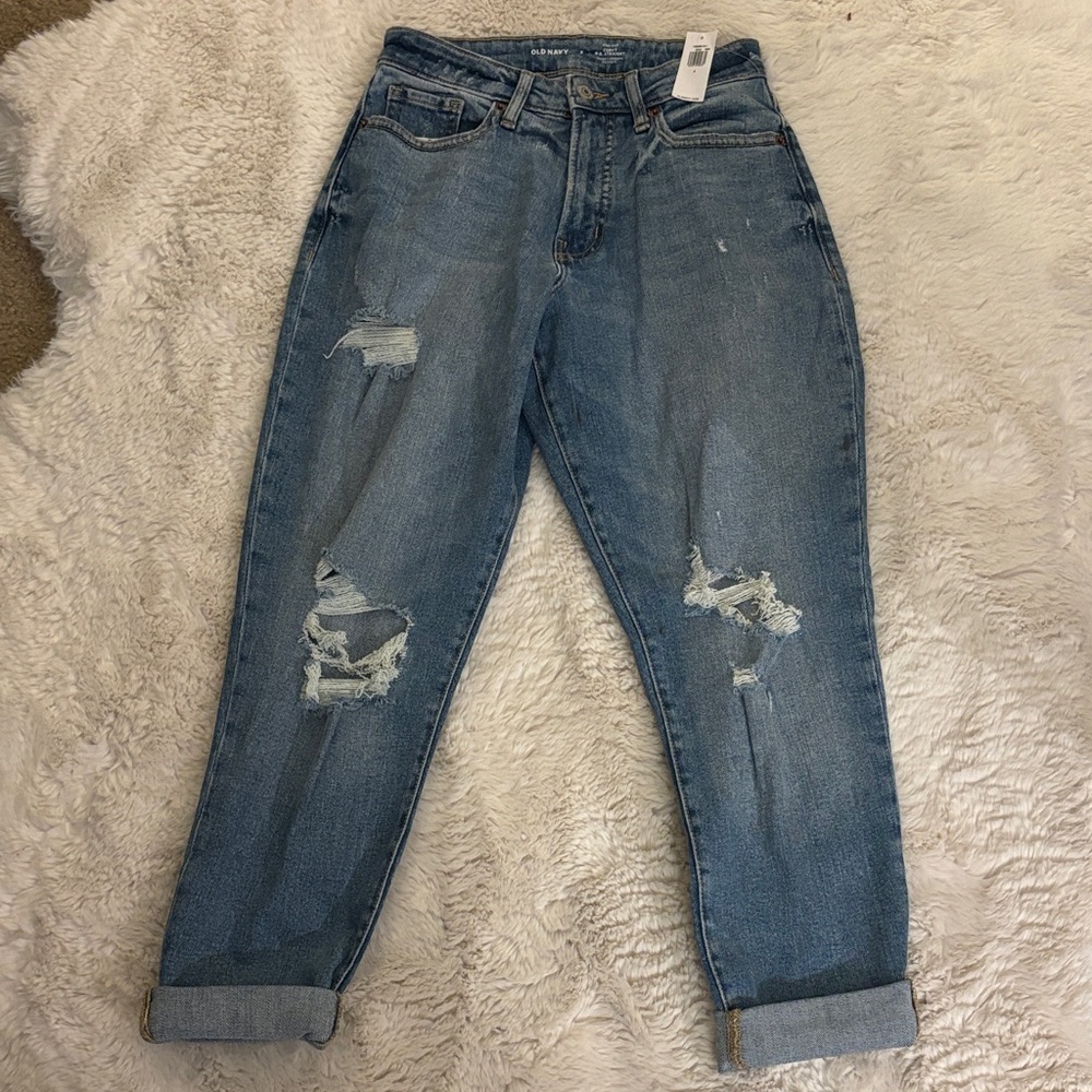Old Navy Women's Light Blue Boyfriend Jeans